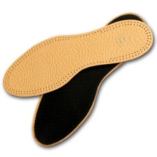 Leather Pekari Shoe Insoles Men's Ladies Inserts All Sizes