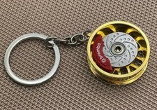 Car keyring fob alloy wheel - keyring,