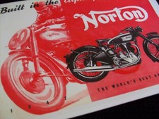 Norton 1947 motorcycle sales - 1947,
