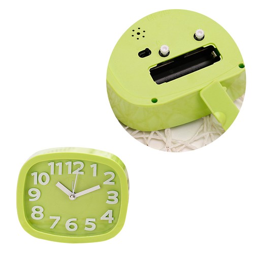 Silent desk alarm clock table - silent,