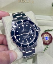 rolex submariner stainless steel Black 40mm - Model - 16610 - Year 1998