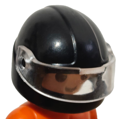 Playmobil black helmet driver - black,