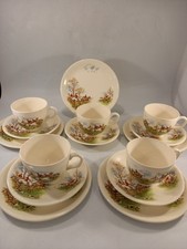 Alfred Meakin hunting scene 5x