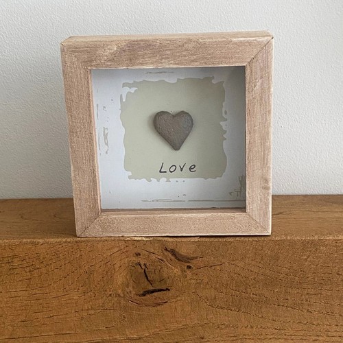 Love wooden heart frame - wooden,