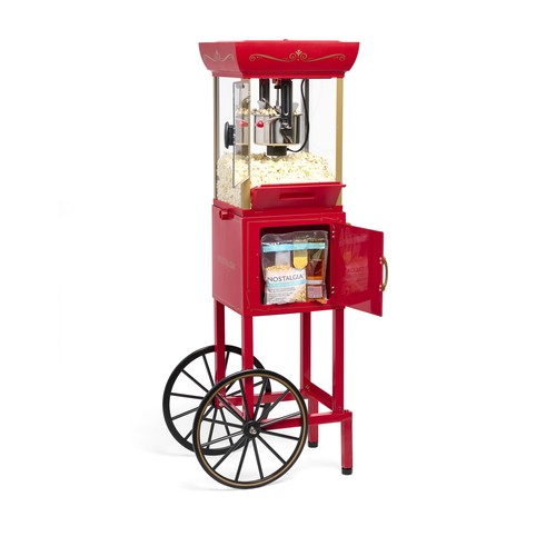 Nostalgia popcorn maker cart - nostalgia,