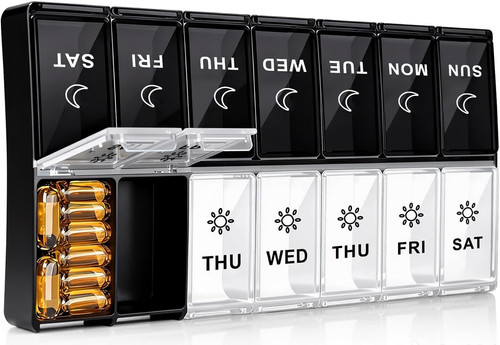 Weekly pill box - weekly, 7-day:
