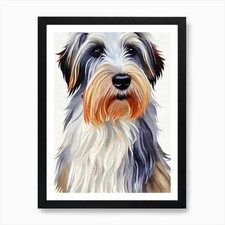 Skye Terrier Watercolour Dog
