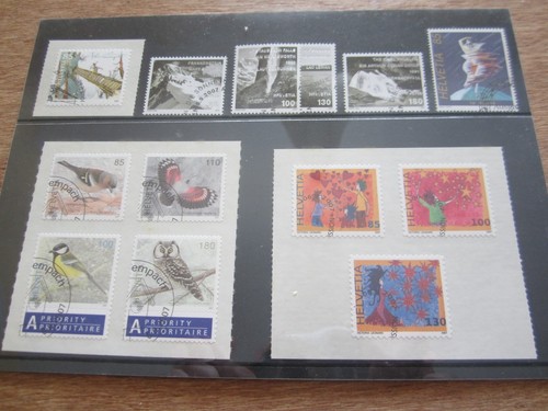 Swiss postage stamps year - postage,