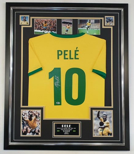 Pele brazil signed shirt - brazil,