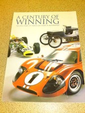 CENTURY OF WINNING - FORDS 100 YEARS IN MOTORSPORT