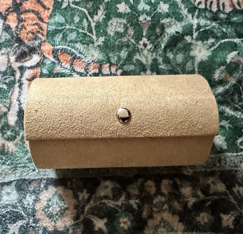 Faux leather beige watch - leather,