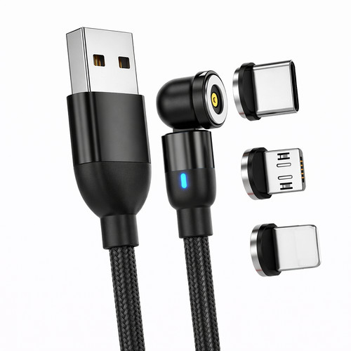 540 magnetic usb cable - cable, 3in1