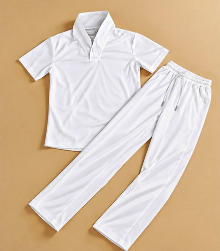 Mens white cricket whites - cricket, set