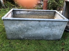 3' galvanised water trough