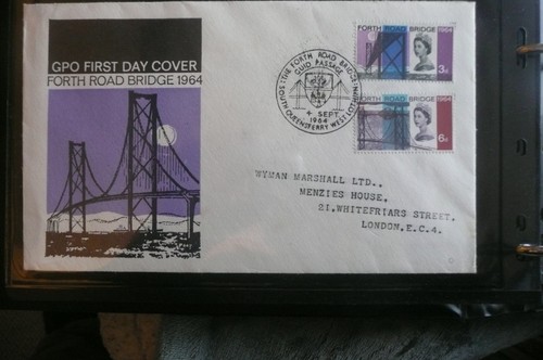 1964 forth road bridge fdc - 1964,