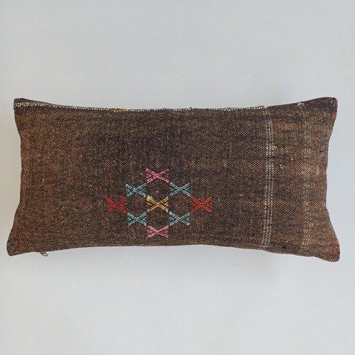 Moroccan cactus silk cushion - cactus,