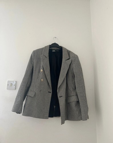 Zara double breasted blazer - zara,