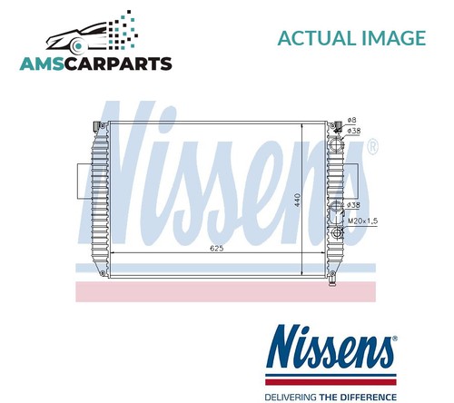 Engine cooling radiator 61975 - engine,