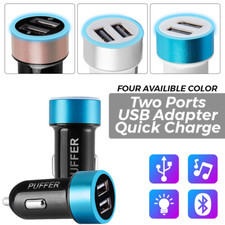 Car Charger Fast Dual Usb Plug