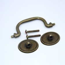 Vintage Drawer Handles Swan Neck Drop Handle Antique Pulls  Hole Picth 86mm