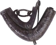 18th CENTURY OTTOMAN PRIMING FLASK FOR FLINTLOCK PISTOL