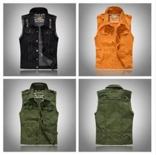 Men Sleeveless Cowboy Vest