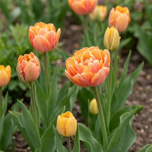 Tulip foxy foxtrot bulbs - 'foxy,