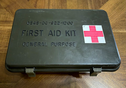 Military surplus first aid kit - first,