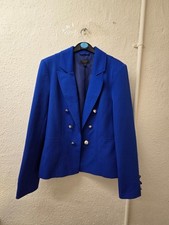 Ladies BNWOT LIPSY deep blue gold button jacket UK10 - CG I05
