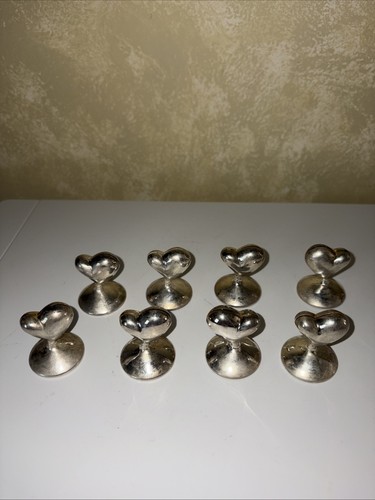Silver tone set 9 place - 9,