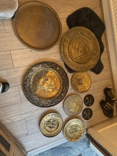 Vintage nautical brass plates