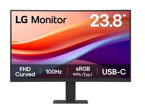 Curved lcd monitor - lg, 24"