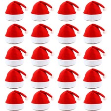 12pack Santa Hats Christmas Party Hats Fancy Dress Christmas Hat Xmas