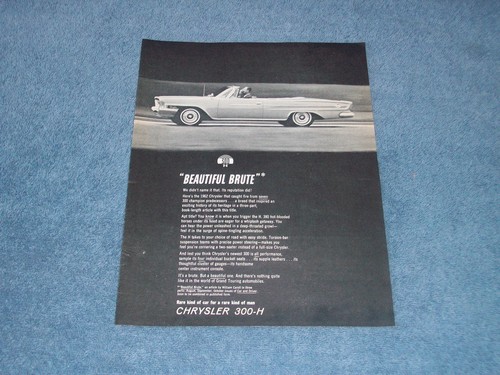 1962 chrysler 300 - chrysler, 300-h