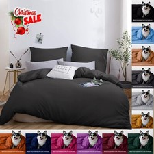 Luxury Plain Duvet Cover w