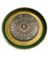 Vintage Neo Classic Italian Tray. Royal  Collection Table of Grand Commanders 