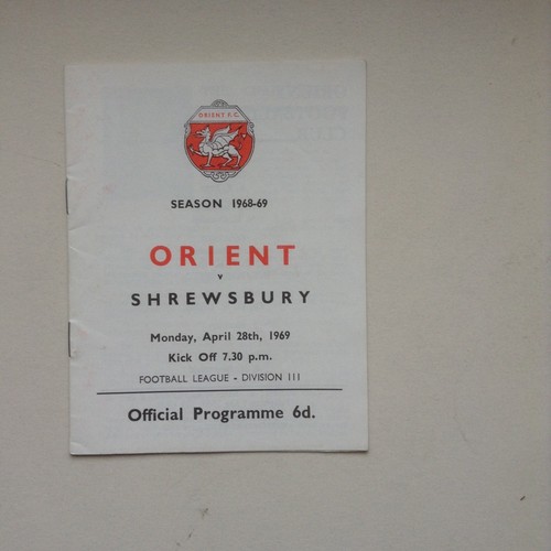 1968 leyton orient v - 1968/69,
