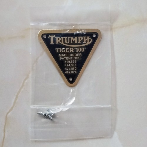 Triumph tiger 100 brass - triumph,