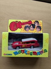 THE MONKEES RED MONKEEMOBILE DIECAST MODEL CAR BOXED CORGI 2001