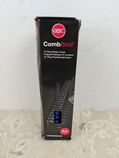 GBC CombBind Binding Combs, 10 mm, 65 Sheet Capacity, A4, 21 Ring, Blue, Pack of