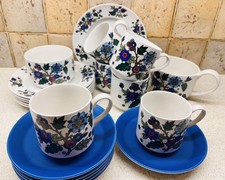 6 x Tea Set Vintage Retro