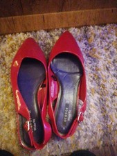 Red Shoes Women Size 6