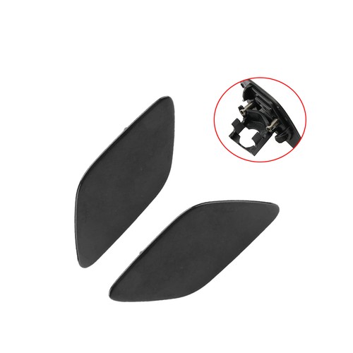 Pair headlight washer covers - headlight,