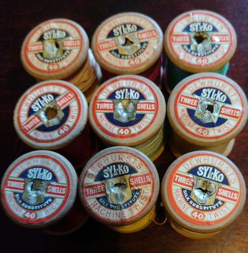 Vintage wooden cotton - 9,