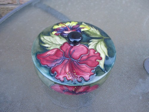 Moorcroft hibiscus green - hibiscus,