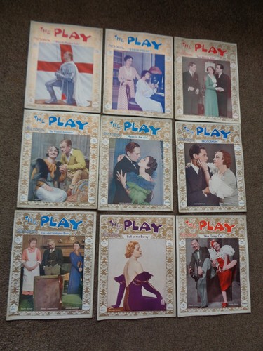 Play pictorial lot 9 1933 - play,