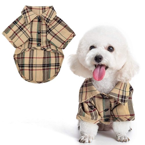 Pupteck plaid dog - pupteck, shirt,