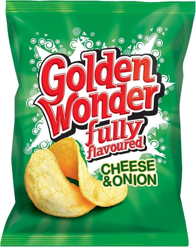 Golden wonder cheese and onion - cheese,
