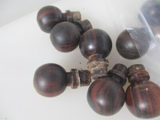 Vintage Wood Cabinet Knob Drawer Handle Pull Old Cupboard Wooden Antique -£5each
