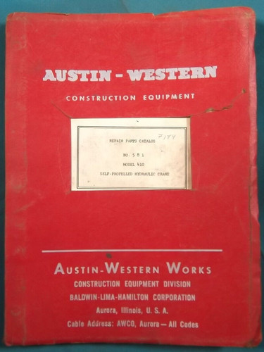 Austin western model 410 - austin,
